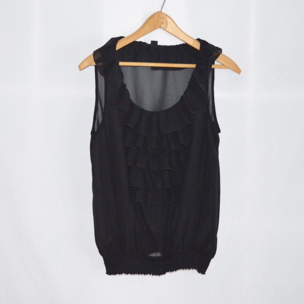 🛍️ $10 Axis Black Sheer Sleeveless Blouse